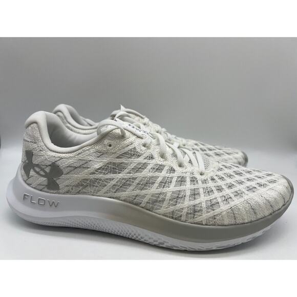 Under Armour FLOW Velociti Wind 2 Running White 3024903-100 Men's Size 11.5 - Picture 1 of 12